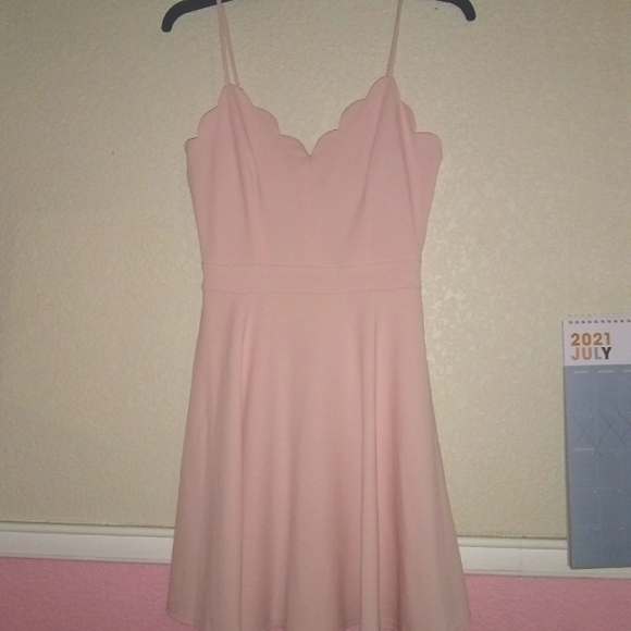 B. Darlin Pink Sweetheart Dress size 5/6 strappy - Picture 6 of 6